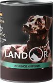 Консервированный корм для собак Landor Senior Lamb and Rabbit 400 г
