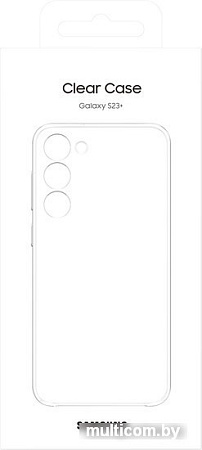 Чехол для телефона Samsung Clear Case S23+ (прозрачный)