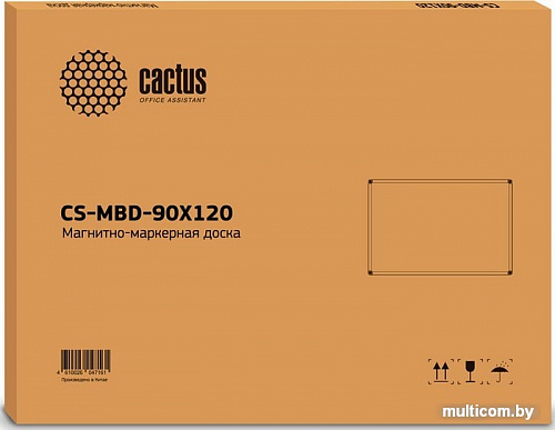 Магнитно-маркерная доска CACTUS CS-MBD-90X120