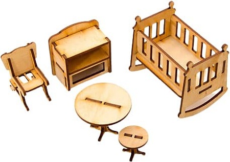 Аксессуары для кукольного домика Теремок Детская КМ-3