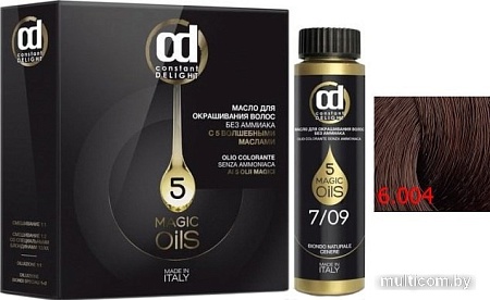 Масло для окрашивания Constant Delight Olio-Colorante 6.004 светлый каштановый натуральный тропический
