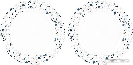 Набор тарелок Elan Gallery Терраццо для десертов 250107 (2 шт)