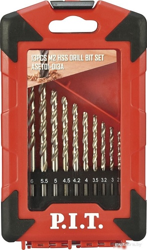 Набор сверл P.I.T. ASET01-013A