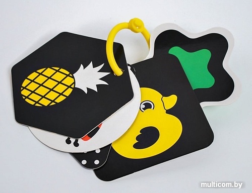 Развивающая игрушка Крошка Я Карточки на кольце 4387917