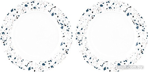 Набор тарелок Elan Gallery Терраццо для десертов 250107 (2 шт)