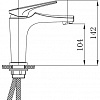 Смеситель РМС SL122W-001F (белый/золотистый)