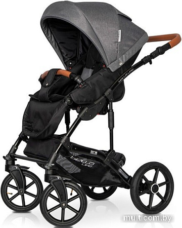 Универсальная коляска Riko Basic Bella Life (2 в 1, 06, anthracite)