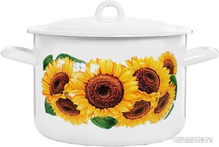 Кастрюля Эстет Подсолнухи ЭТ-72449