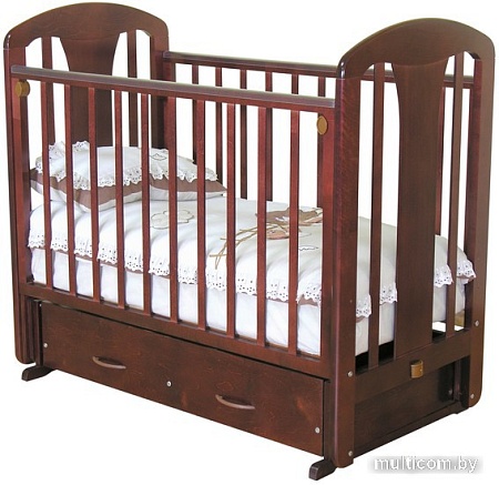 Классическая детская кроватка Красная звезда Виталина С851 (вишня)