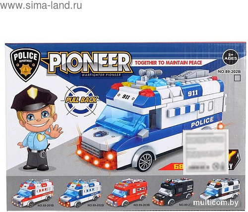 Конструктор Sima-Land Скорая помощь 4532583