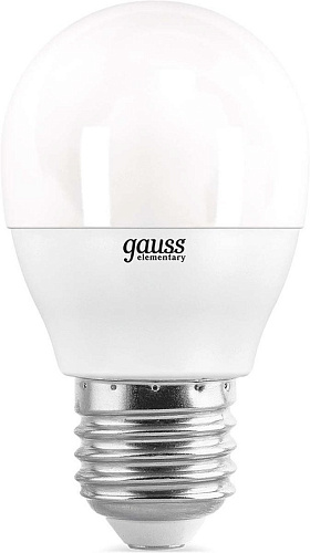 Светодиодная лампочка Gauss Elementary Globe 10W E27 4100K 53220
