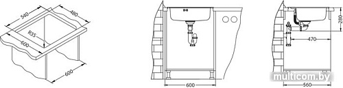 Кухонная мойка Alveus More 10