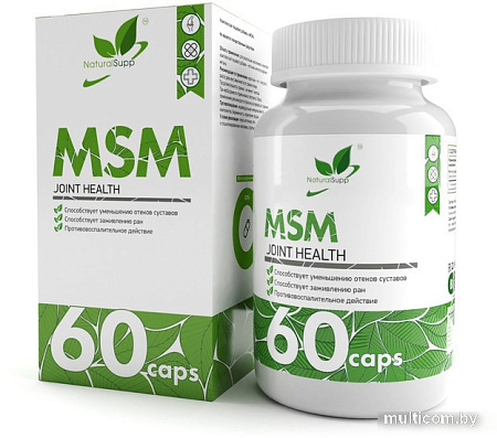 Витамины, минералы NaturalSupp МСМ 700мг, 60 капсул