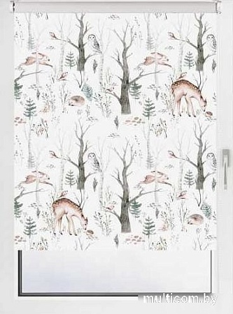 Franc Gardiner Print Лесные друзья олени, день 80х160 9403217910