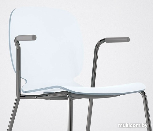 Стул Ikea Свен-Бертиль (белый/дитмар хромированный) 392.271.54