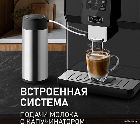 Кофемашина Weissgauff WCM-330 TFT Touch Cappuccino Nero