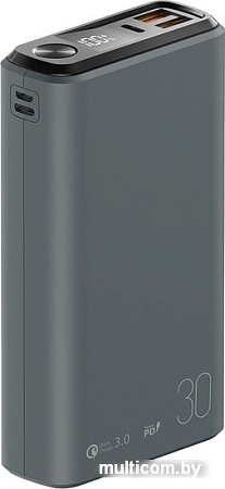 Внешний аккумулятор Olmio QS-30 30000mAh (темно-серый)