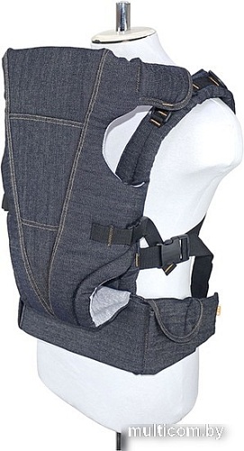 Рюкзак-переноска Топотушки Деним Стежка (черный)