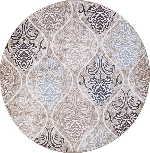 Ковер для жилой комнаты Merinos Valencia Deluxe d310-DAIRE-CREAM-BROWN (1.5х1.5)