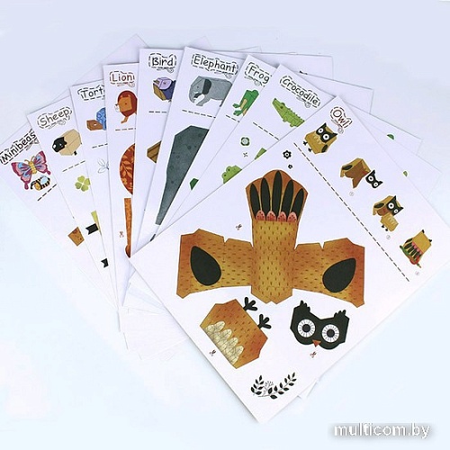 Набор для создания поделок/игрушек Darvish Origami Животные DV-T-2608