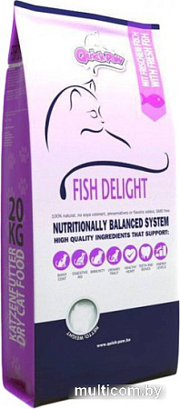 Сухой корм для кошек Quick-Paw Premium Fish Delight 10 кг