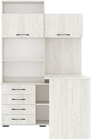 Стол Памир ПКС-11 правый (крафт белый)