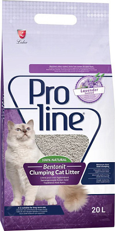 Наполнитель для туалета Proline Lavender с ароматом лаванды 20 л