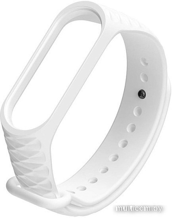 Ремешок Xiaomi ребристый для Mi Band 3 (белый)