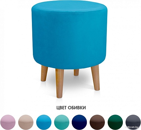 Пуфик Mio Tesoro Ронд (Amo 22/натуральное дерево)