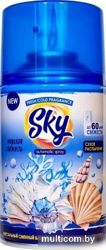 Сменный блок для освежителя воздуха Sky Max Морская Свежесть (250 мл)