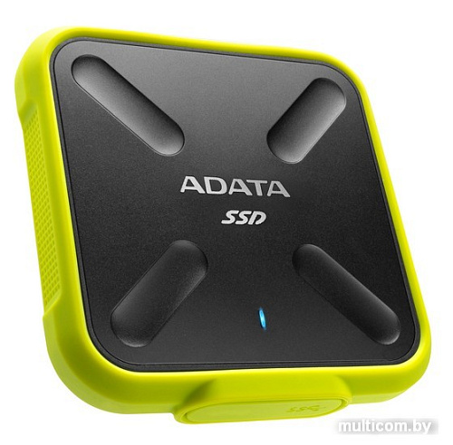 Внешний жесткий диск A-Data SD700 512GB (черный/желтый) [ASD700-512GU3-CYL]