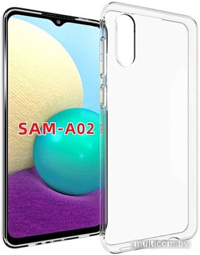 Чехол для телефона VOLARE ROSSO Clear для Samsung Galaxy A02/M02 (прозрачный)
