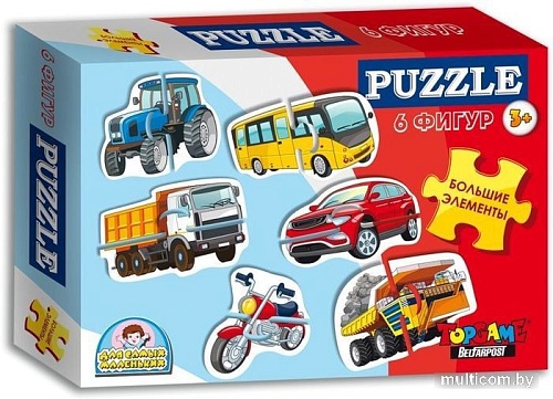 Мозаика/пазл Topgame Транспорт №1 01271 (12 эл.)
