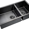 Кухонная мойка ZorG PVD-78-2-44 (графит)