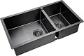 Кухонная мойка ZorG PVD-78-2-44 (графит)