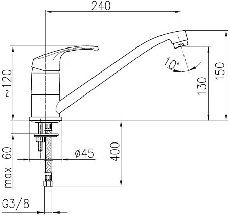 Смеситель Armatura 4213-915-00