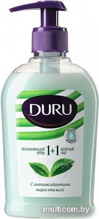 Duru Мыло жидкое 1+1 Увлажняющий крем и Зеленый чай 300 мл