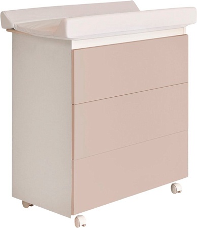 Детский комод Italbaby Lunetta Ovale 070.7070-0002 (белый/шоколад)