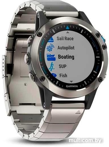 Умные часы Garmin Quatix 5 Sapphire (серебристый)