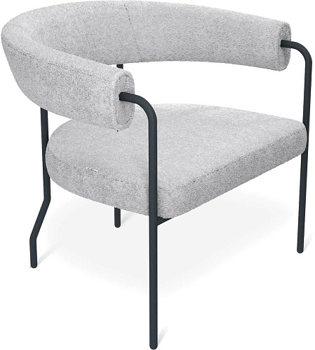 Интерьерное кресло Sheffilton SHT-AMS120 (светло-серый/антрацит)