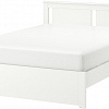 Кровать Ikea Сонгесанд 200x140 (белый, основание Лурой) 092.412.84
