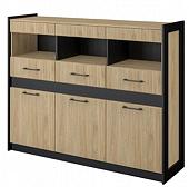 Тумба Неман мебель Стенли МН-037-16 (дуб прованс-черный)