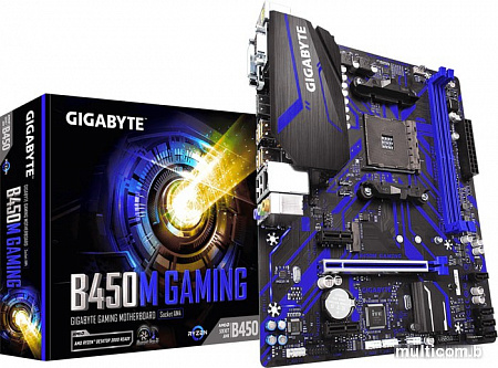 Материнская плата Gigabyte B450M Gaming (rev. 1.0)