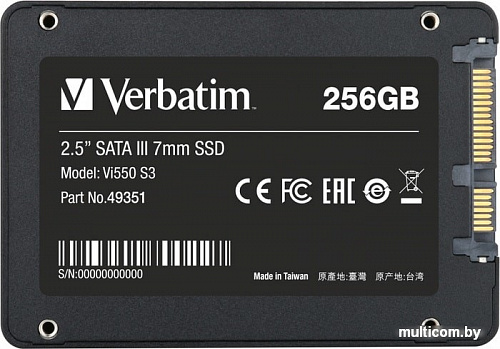 SSD Verbatim Vi550 S3 512GB 49352