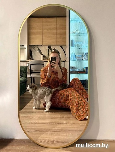 Зеркало eMZe 50x100 с УФ-окантовкой UV.50.100.AUR (золото)