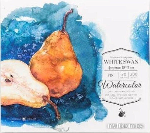 Альбом для рисования Малевичъ White Swan 401437
