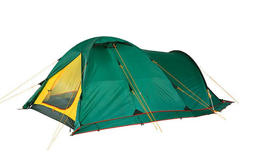 Кемпинговая палатка AlexikA Tower 4 Plus Fib (зеленый)