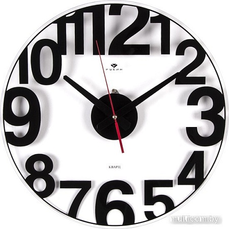 Настенные часы Рубин Большие цифры 4041-002