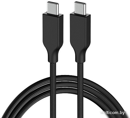 Кабель Genius ACC-C2CC-3A USB Type-C - USB Type-C (1.5 м, черный)