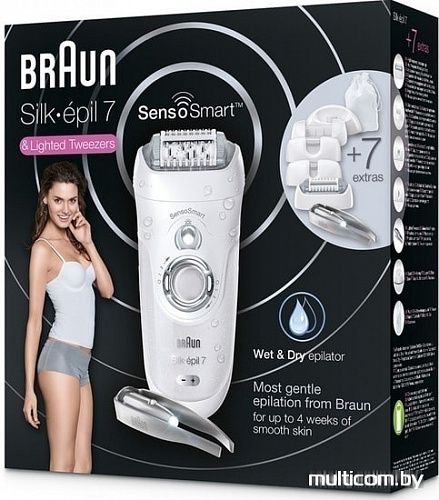 Эпилятор Braun Silk-epil 7 SensoSmart 7/870 Wet&Dry